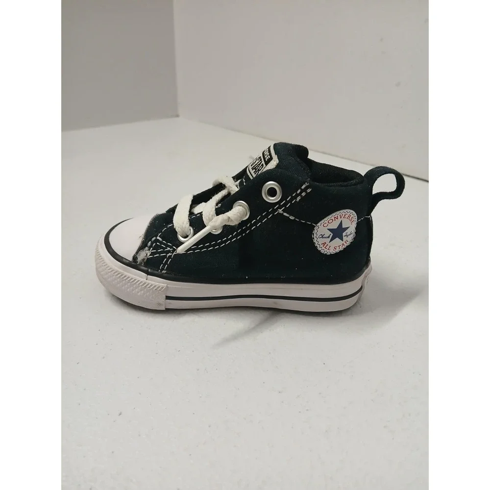 Converse All Star Chuck Taylor Toddler Youth Size 4 Shoes Black Low Top Sneakers
